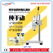 Tabletop Manual Xilin Flasche Mund Rolling Machine WT-90ZX